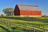 Red Barn At Sunset_10348